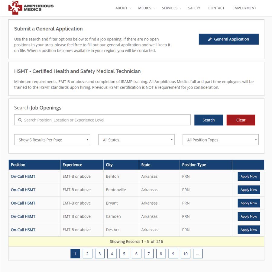 ZOHO API Integration - API Data Display, w/ Custom Search and Filtering