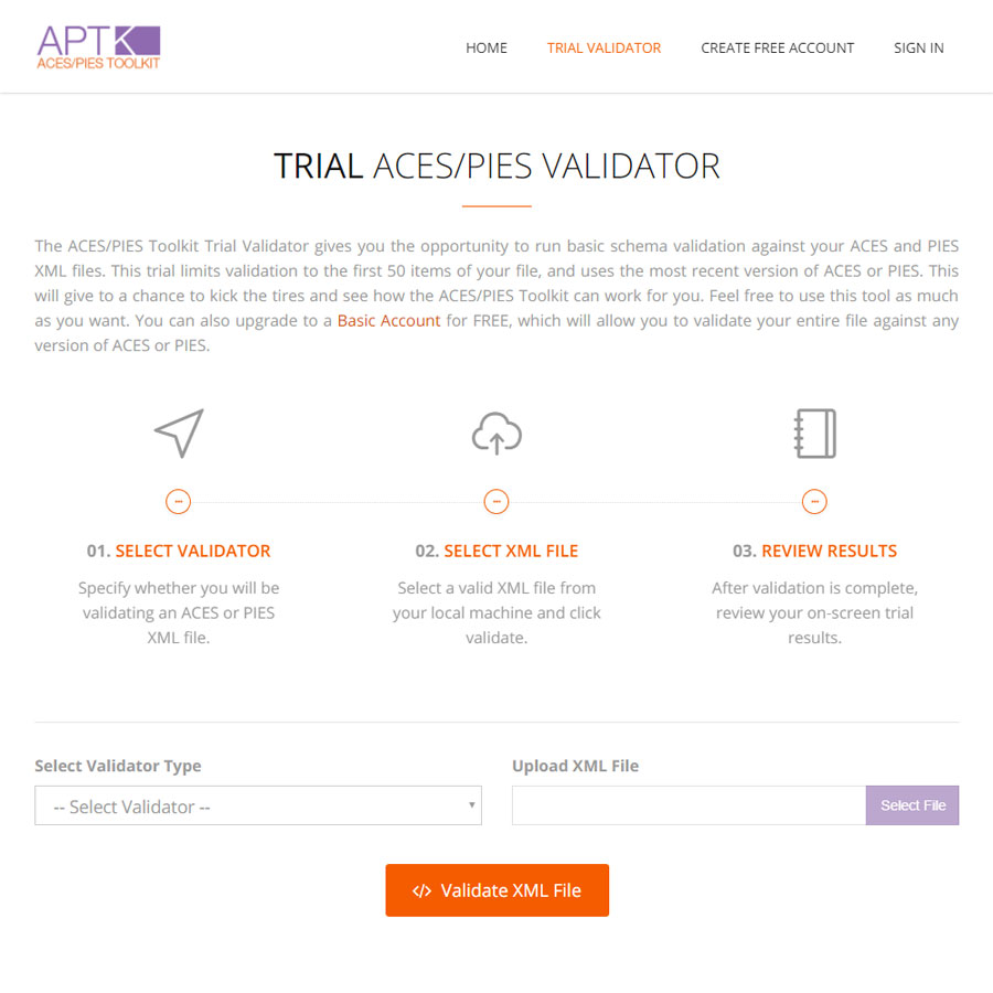 SaaS Website - Public Trial Validation Page